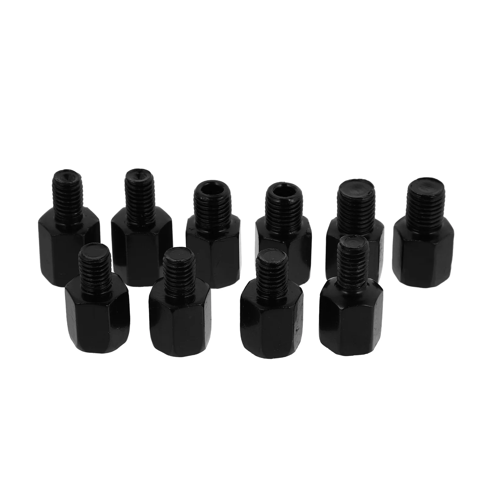 10 قطعة محول الرؤية الخلفية للدراجات النارية مرآة فولاذية جبل الناهضون تمديدات محولات مرآة جانبية للدراجات الكهربائية العالمية