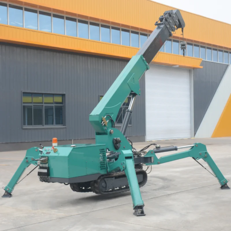 YG Hot Sale Construction Spider Crane Machine Hydraulic Telesco Crawler Type 3 Ton Crawler Crane Spider Equipment Manufacturer