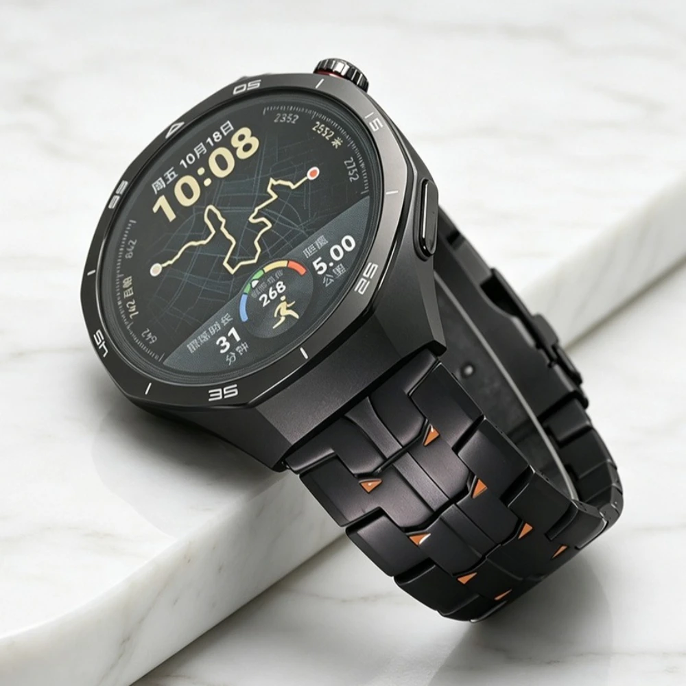 22mm Business Titanlegierung Armband für Huawei Watch GT6 GT5 Pro 46mm Luxusband für Oneplus Watch 3 2 Amazfit GTR4 3 2 Balance