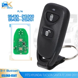 KEYECU OSLOKA-850T 315MHz/433MHz 2+1 Button Remote Control Key Fob for Hyundai Tucson Santa Fe 2006 2007 2008 2009 2010 2011