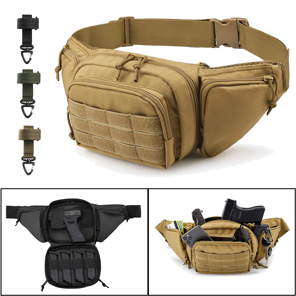 

Cs Air Gun Color Bomb Battle Bag Tactical Gun Waist Wrap Chest Training Hiking Shooting Hunting Pistol Wrap