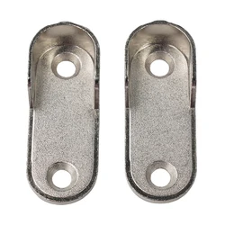 2/4/8pcs Wardrobe Clothes Tube Support Closet Rod Pole End Bracket Thickening Holder 47*19*2mm Closet Brackets