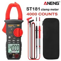 ANENG ST181 AC Current Clamp Meter Digital 4000 Counts Multimeter Ammeter Voltage Tester Car Amp Hz Capacitance NCV Ohm Tool