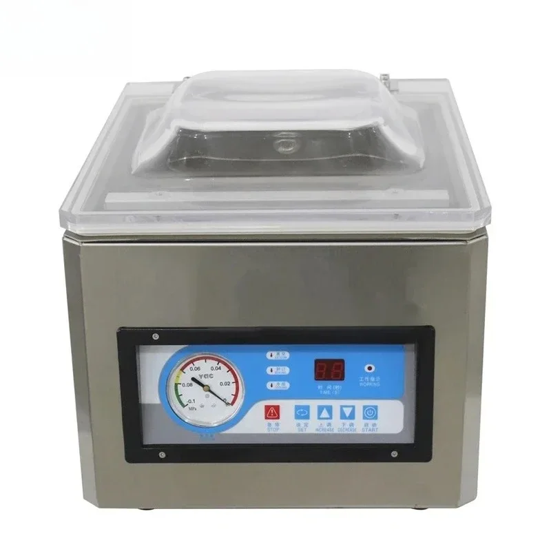 Commercial - Single Chamber Vacuum Packing Machine Food Sealed Vacuum Packer for Plastic Bag Food Preservation