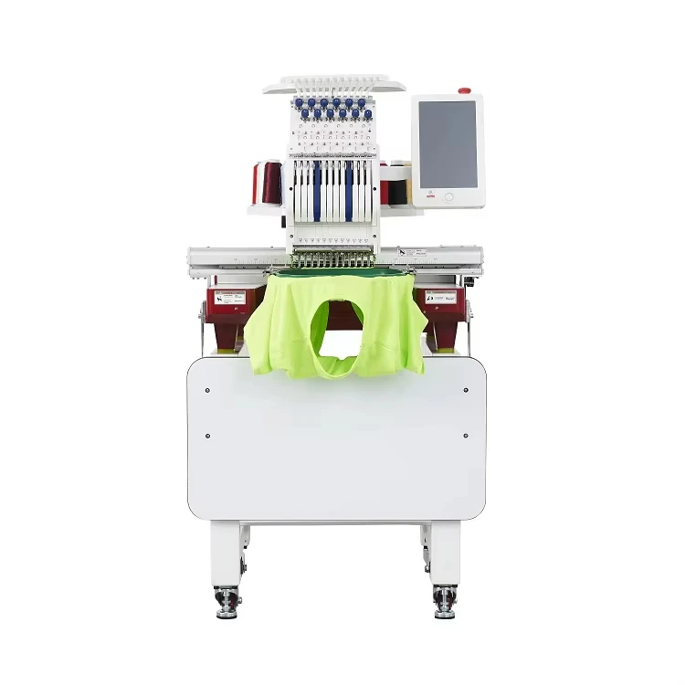 

Yeshi 16 Languages 9/12/15 Needles Single Head Automatic Computerized Embroidery Machine For Flat/Hat/Cloth