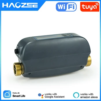 Tuya スマート WiFi 水バルブ水流量と水道メーターシャットオン/オフリモコンリアルタイム表示
