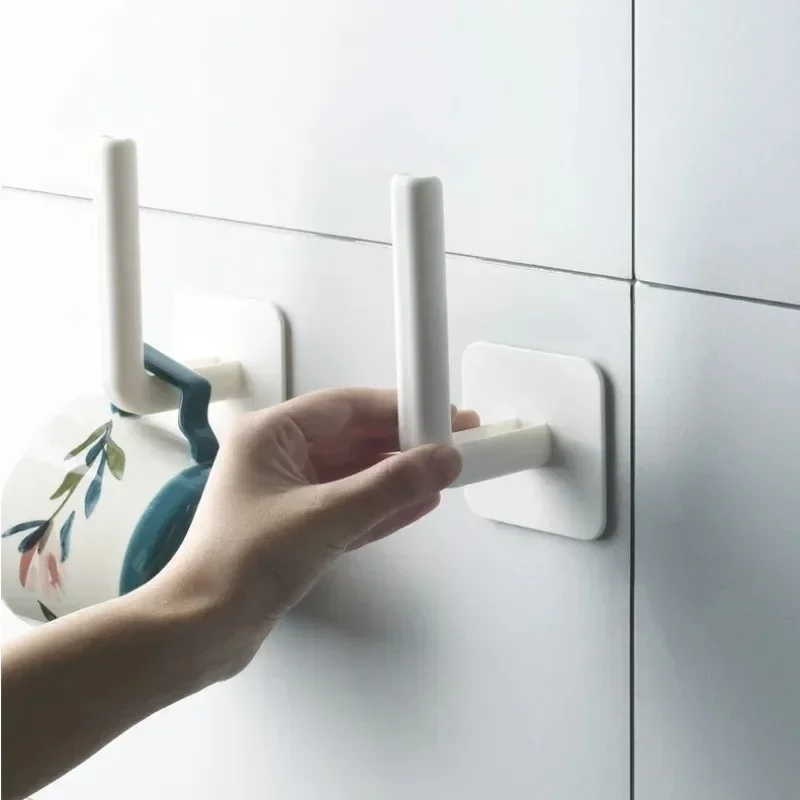 

Paper Towel Holder Wall Mounted Hooks Kitchen Storage Organizer Gadget Set Tools Cabinet Utensil Things Accessories Supplies