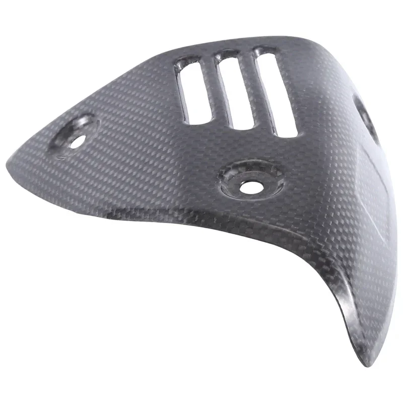 Motorcycle Accessories Exhaust Cover Real Carbon Fiber Exhaust Case Muffler Cover Heat Shield Cover