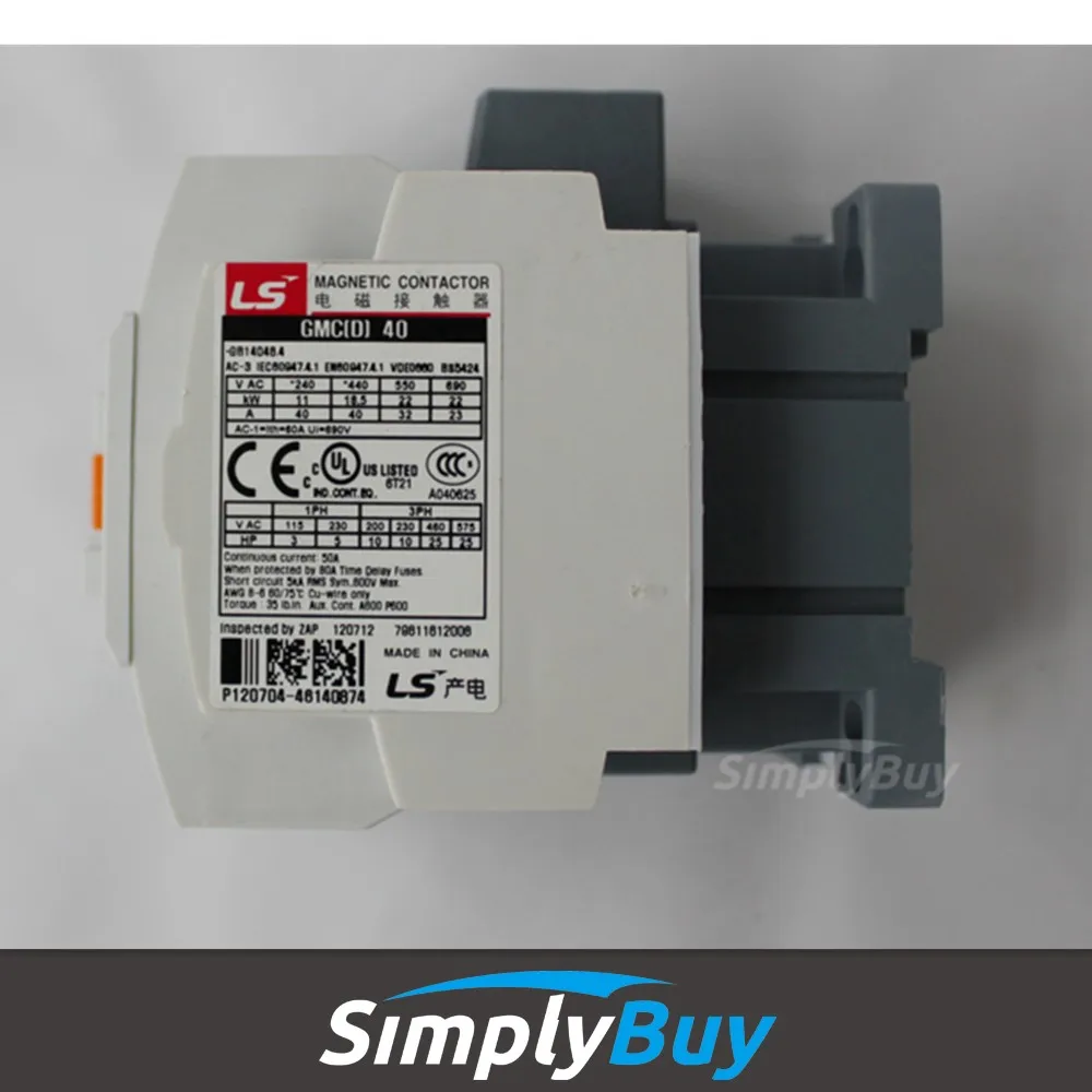 GMC-125 MEC 220v single phase contactor GMC-125 GMC125 125A/2a2b Meta-MEC  contactor Meta-MEC Series Contactors GMC-125   220V