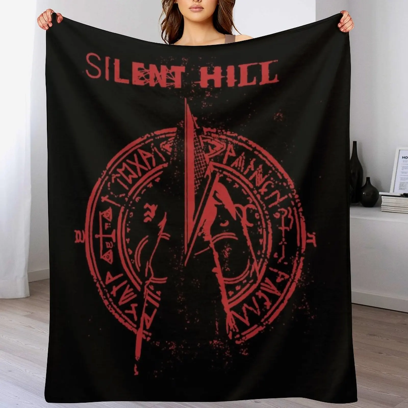 

Silent Hill Throw Blanket Decorative Beds Thermals For Travel Blankets