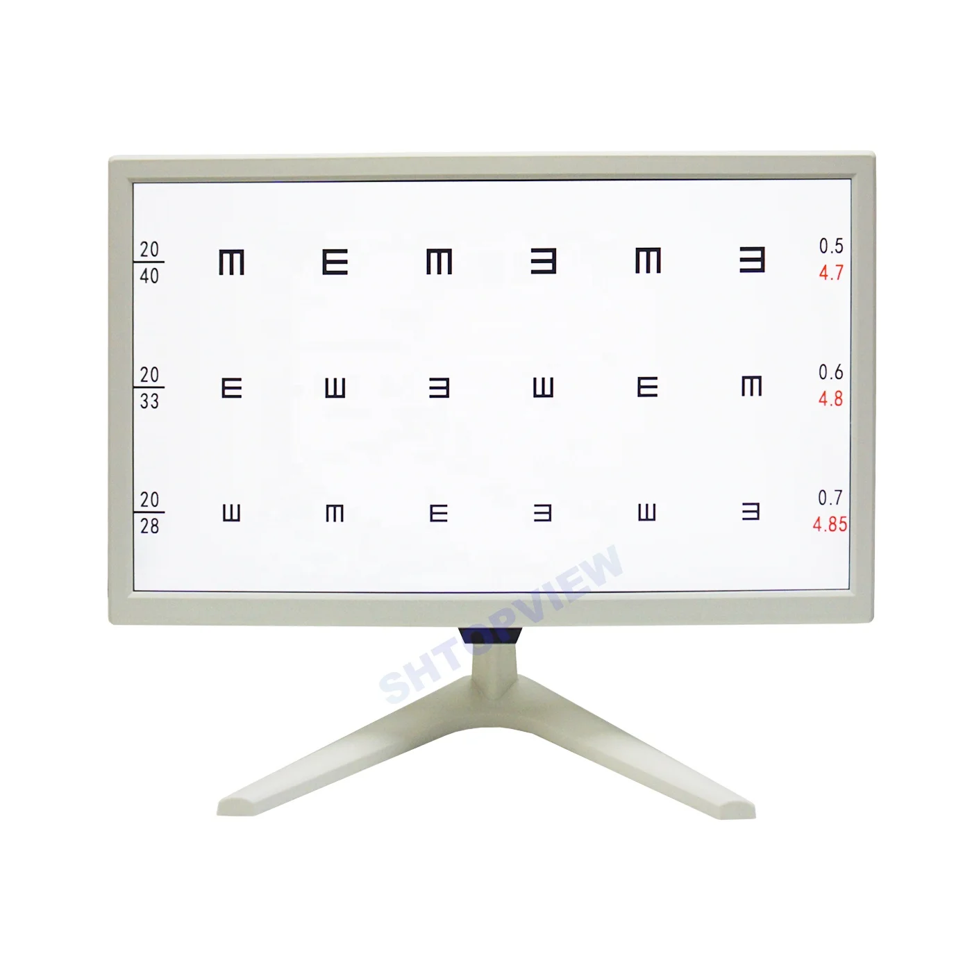 SHTOPVIEW Chart Monitor LED Chart Visual Avuity Chart  Screen K-185