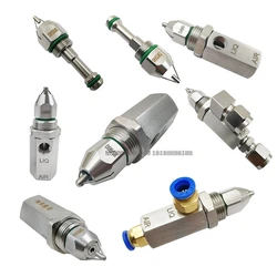 Ultrasonic Air Atomizing Nozzle, Fine Mist Water Sprayer, Anti Drip Misting Nozzle, Dry Fog