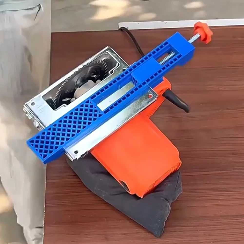 1/2 قطعة آلة قطع قابلة للتعديل قاعدة دليل منشار دائري طحن تحديد المواقع المشابك منشار دائري دليل 145-208 مللي متر للأعمال الخشبية