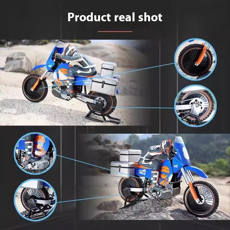 PDracing 1/4 2s Rc Moto Rtr 60 km/h Simulazione senza spazzole ad alta velocità Telecomando elettrico Modello di auto da corsa fuoristrada Regalo