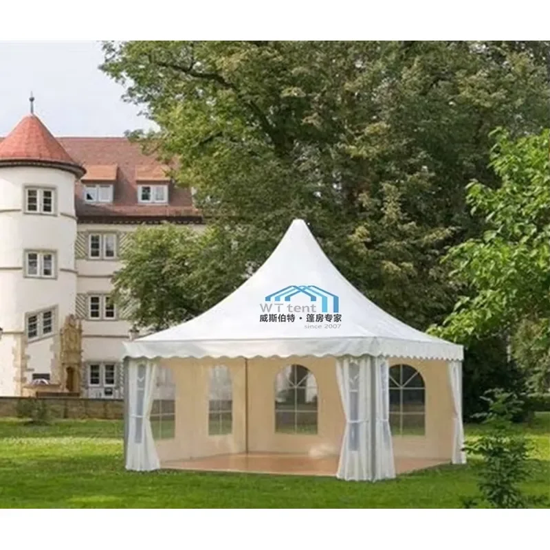 for Wedding Party Event Waterproof Exhibition Tents Garden Marquee Trade Show Tent Pagoda Tents 3Mx3M 4Mx4M 5Mx5M