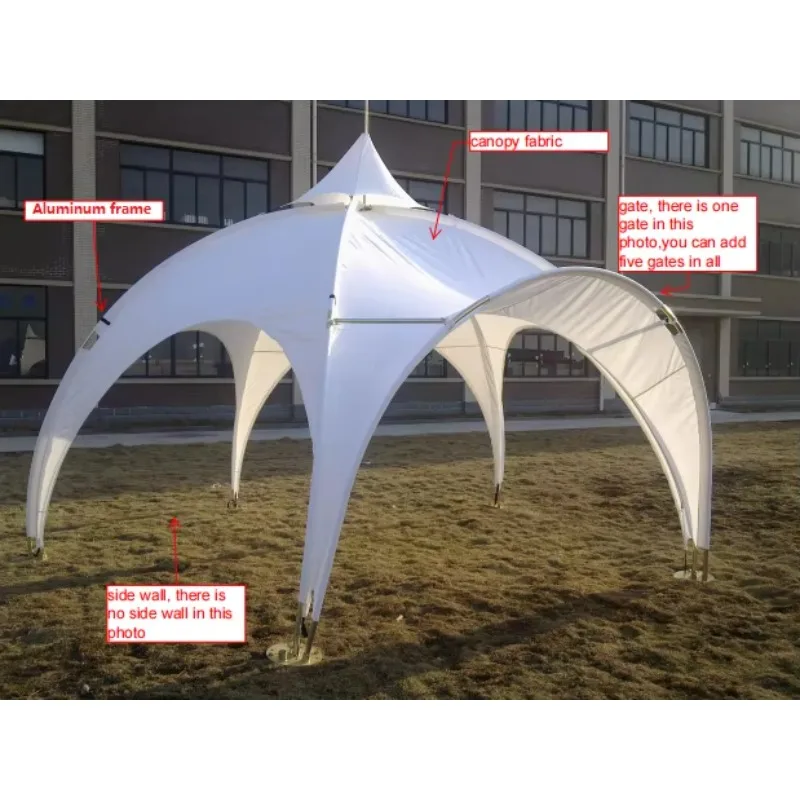 Easy install 3m arch tent Aluminum pipe  custom 5 feet star tent Custom Outdoor tents