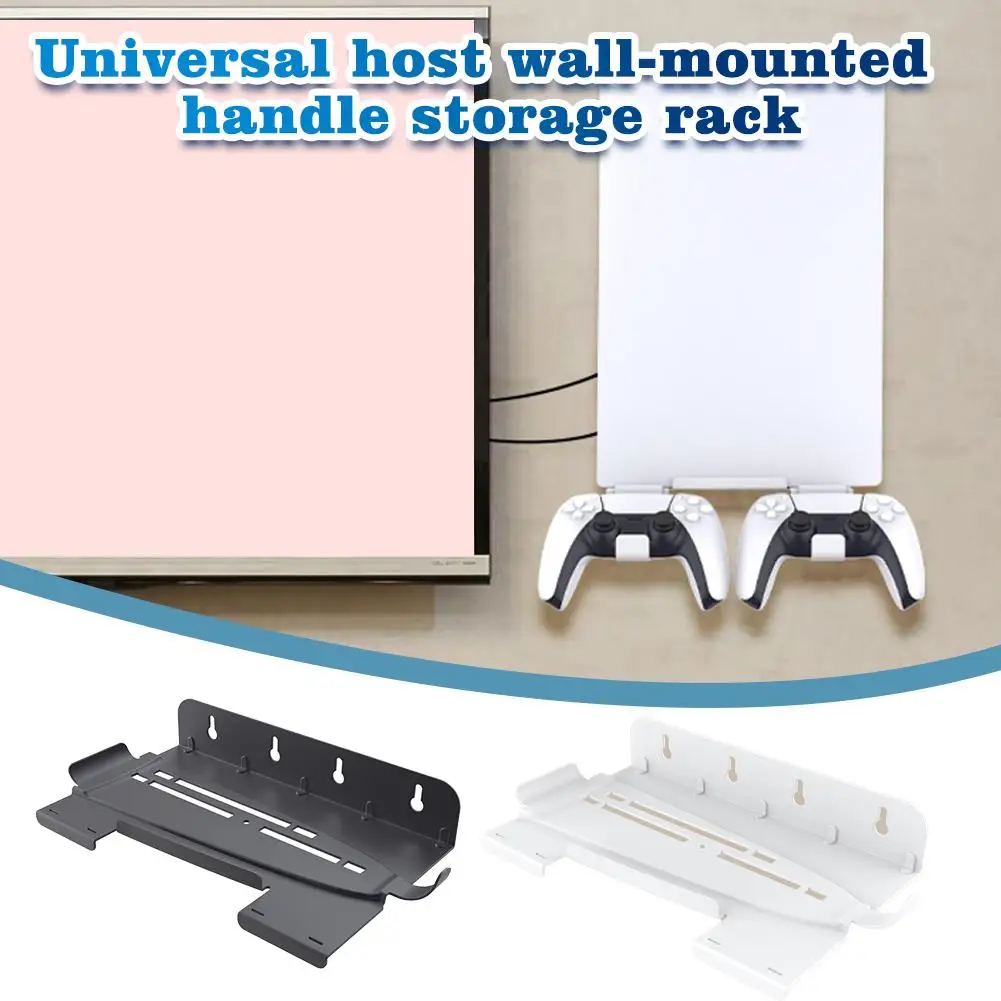 Heavy Duty Metal Wall Mount Kit for ps5 Pro Slim Wall Mounted Stand Bracket for ps5 Series Disc/Digital X8M5