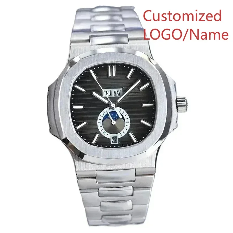 

A11 Store Customized Watch Men Moonphase Calendar Daydate Watches Automatic Mechanical Watches 904L Stainless Steel