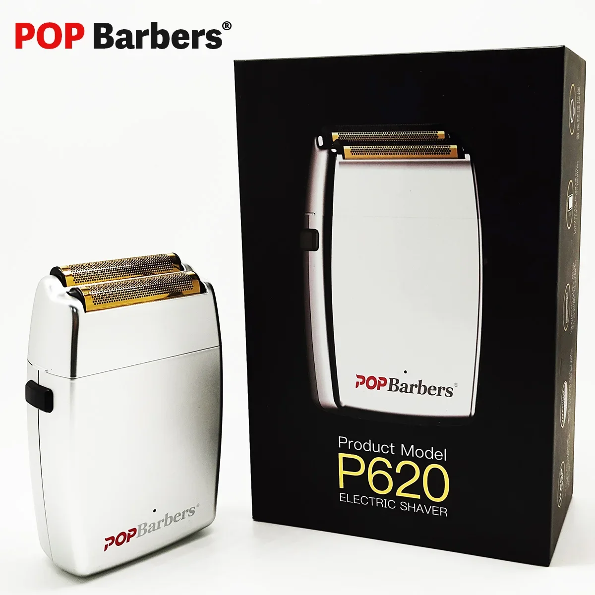 Profissional aparador de clareamento masculino, Óleo Cabeça Push Hair Clipper, Gradiente Início Cabeça de Barbear, 11000RPM Shaver, P620