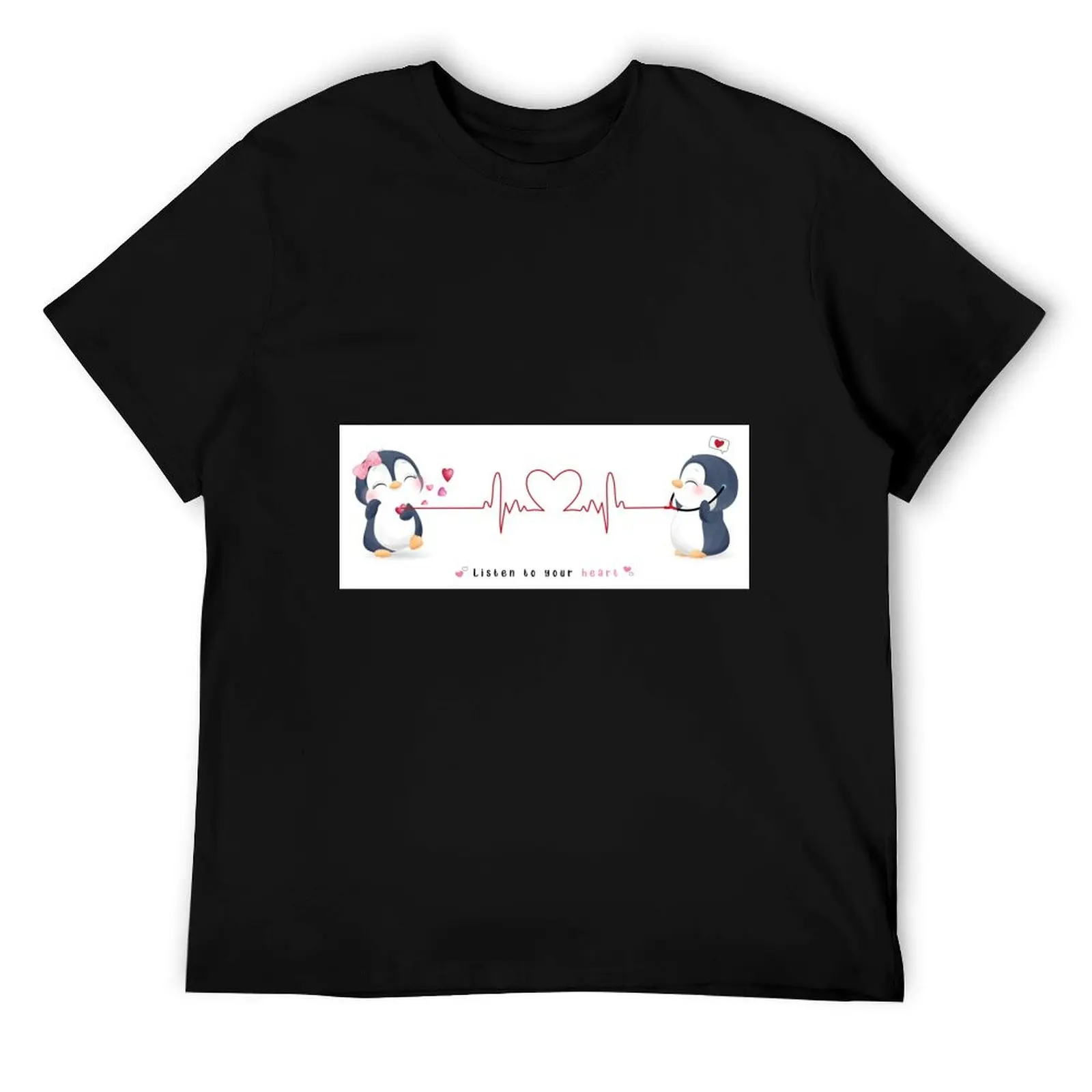 

Penguin Love T-Shirt t shirt for man printed t shirts for man t shirts with prints T-Shirt
