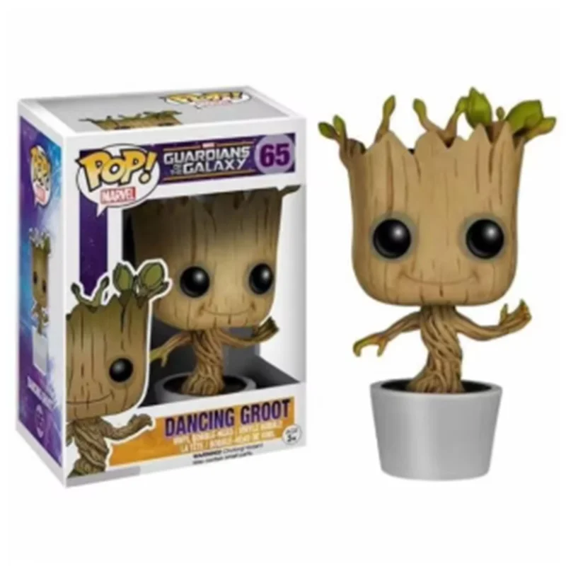 FUNKO POP Anime Marvels of The Galaxy Grootted The Avengerrs the Groot280 Action Figure Collection Model Toy for  Gift
