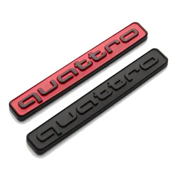 Audiquattro跑車ABS後尾箱徽章擋泥板側貼適用於A5 B7 Q7 A3 A4 B8 A6 TT R8 A8 A7 Q5 Q3 C7 S3 A1 B5 Q2 8 最佳銷售 奧迪TT標誌 - №6