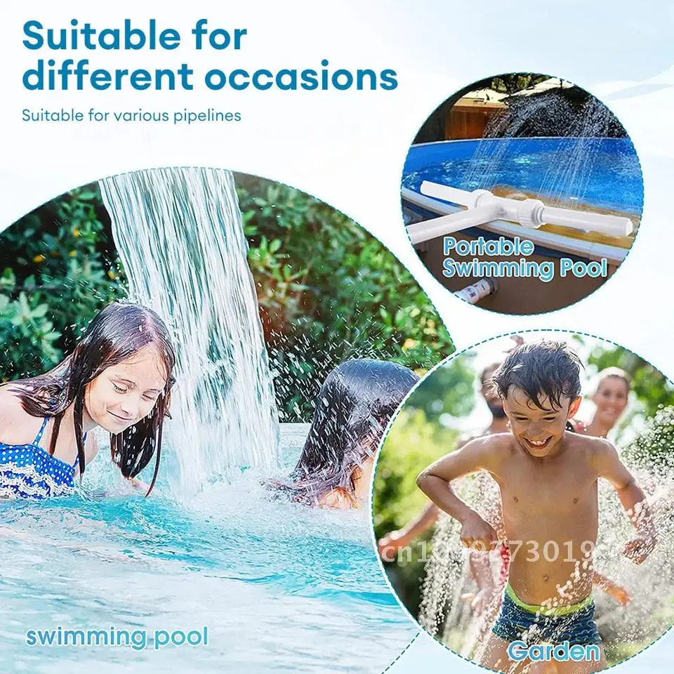 

Waterfall Pool Pool Fountain Adjustable Dual Spray Water Fountain Pool Funny Swimming Swimming Cooling Yard Decoration For