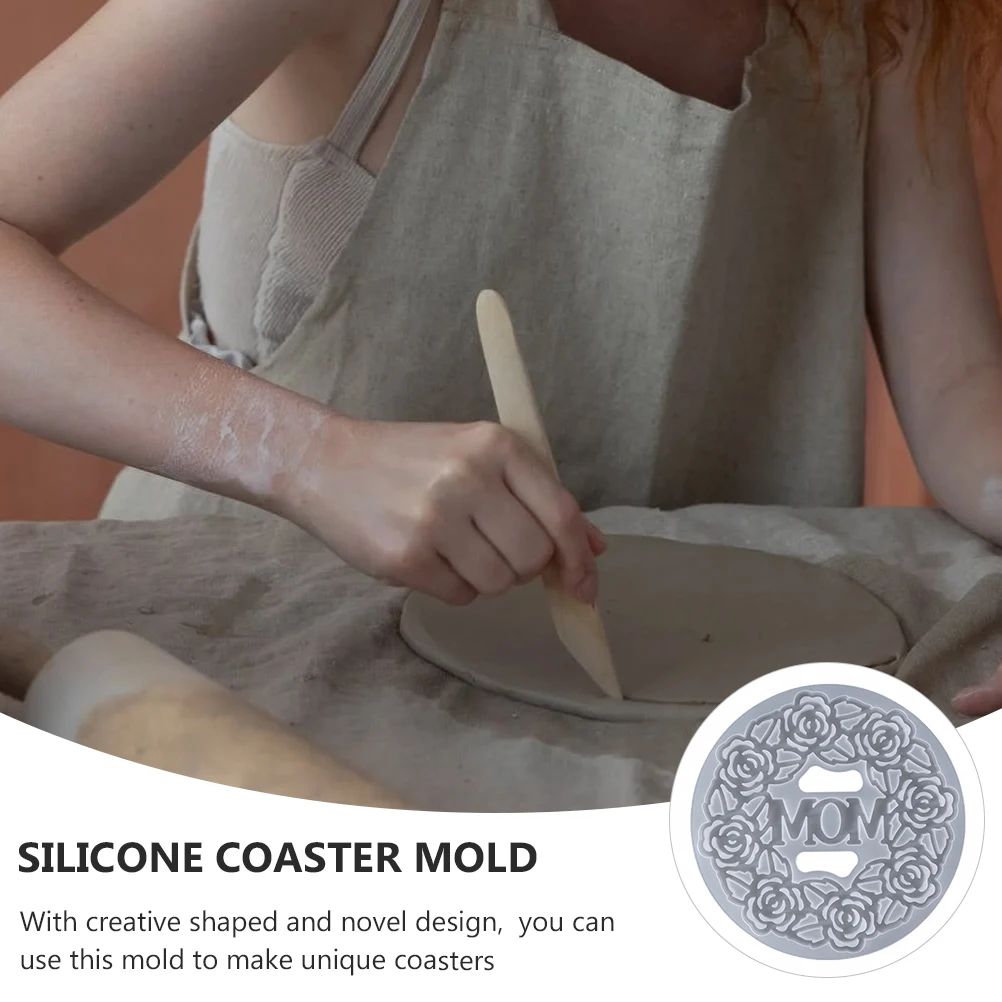 

Креативная силиконовая форма для подставки для гирлянды для изготовления ковриков для чашек своими руками, прочный ремесленный инструмент ручной работы, подходит для подушечек для чашек вина, кофе