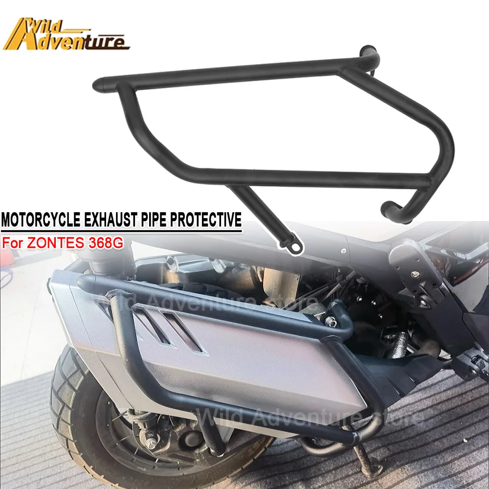 

Fit For ZONTES 368G 368-G 368g G-368 Exhaust Guard Crash Bar Bumper Muffler Protector Stunt Cage Falling Protection Accessories