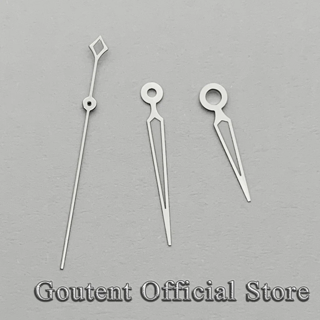 

Зеленые светящиеся серебряные стрелки Goutent подходят для механизма NH35 NH36