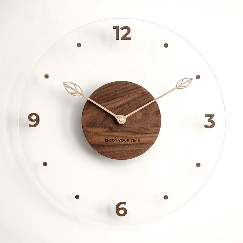 Nordic Minimalist Wall Clock Creative Living Room Silent Simple Wall Watch Design Round Aesthetic Reloj De Pared Home Decor