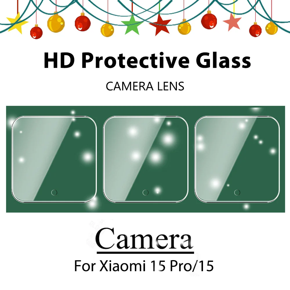 Xiaomi15Pro Lens Protective Glass case For Xiaomi 15 Pro 15Pro Mi15 Rear camera accessories Film Screen Protector ﻿Xiaomi15 2024