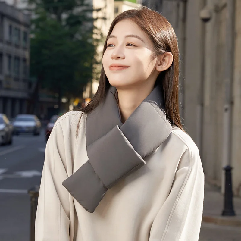 Electric heating scarf for cervical heat therapy, intelligent heating for cold protection and warmth retention