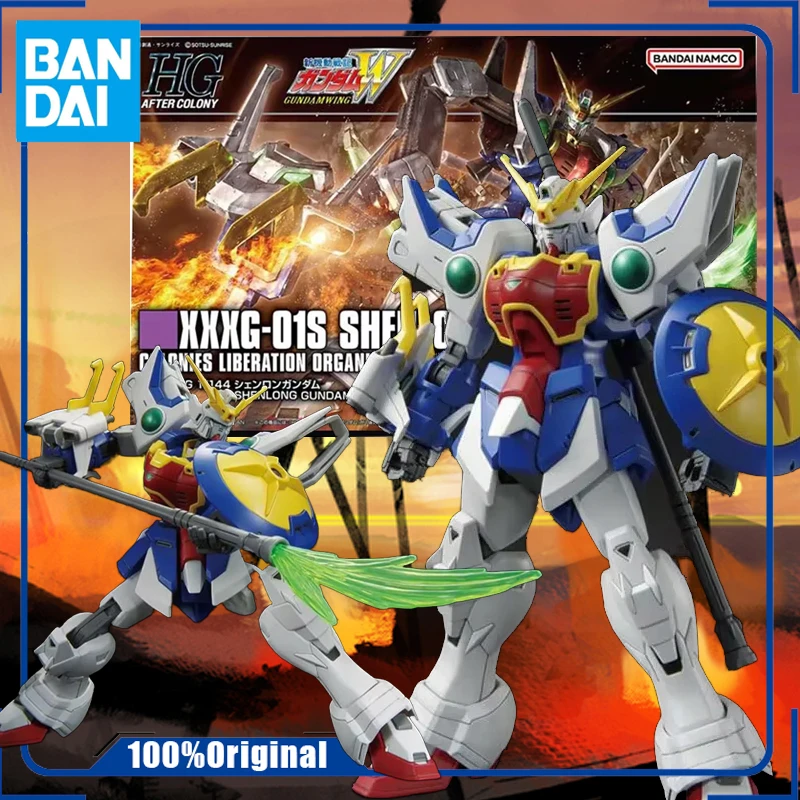 Bandai оригинальный HG XXXG-01S SHEBLONG GUNDAM аниме фигурка в сборе модель игрушки Коллекционная модель украшения подарки для