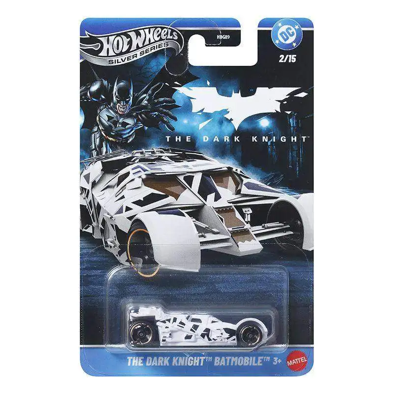 2026 Original Hot Wheels Silver Series 1/64  Batman Batmobile Hi-roller Themed Car Models 1:64 Hotwheels Diecast HDG89