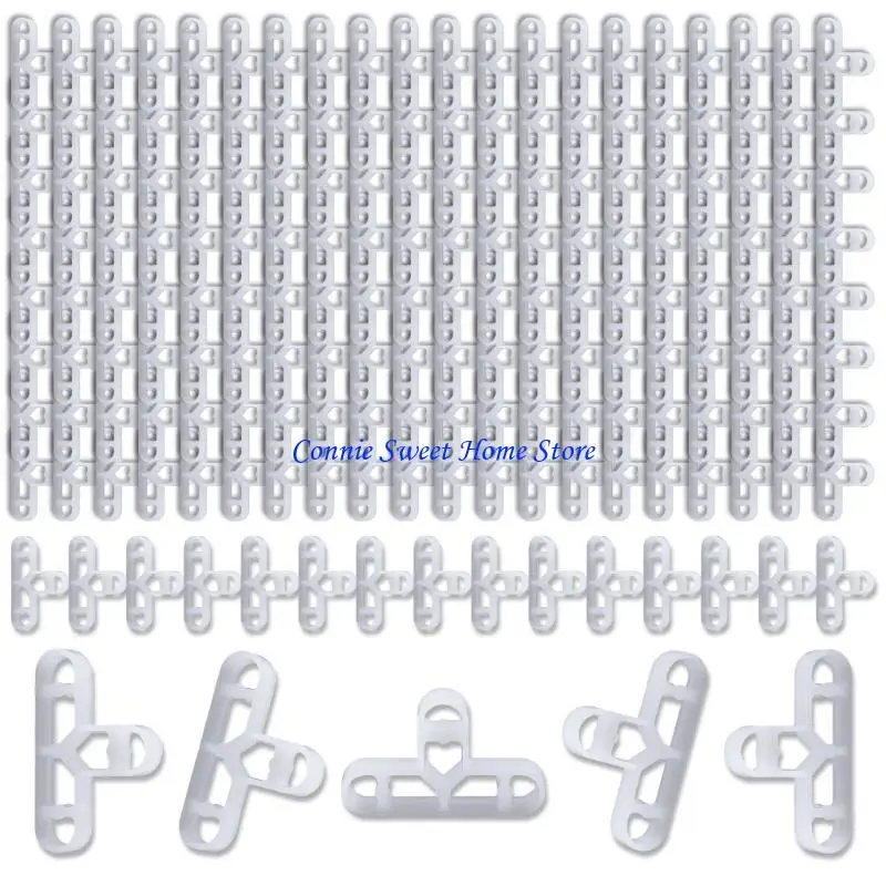 LXAF 200Pcs Bricklaying Spacers 10mm for Efficient Tile and Deck Board Alignment