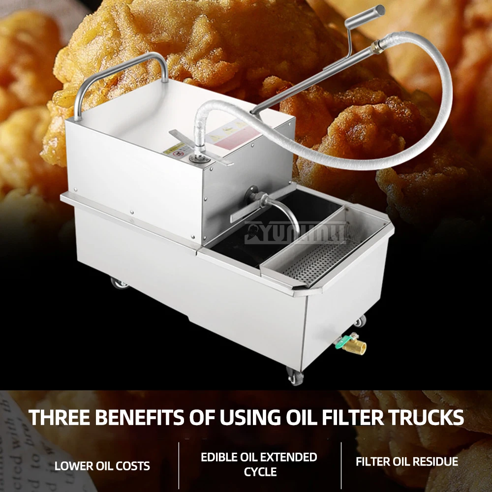 Mesin penyaring minyak listrik dapat dimakan, mesin penyaring minyak komersial baja tahan karat, penyaring minyak elektrik