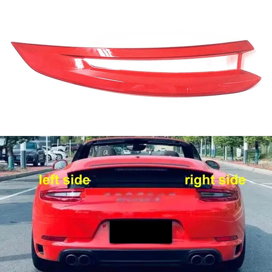 For Porsche 911 991.2 Rear Taillight Shell Tail Lamp Cover Turn Signal Stop Light Mask Replace The Original Lampshade