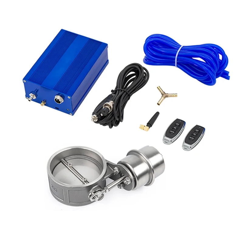 

НОВЫЙ! Универсальный 2/2,36/2,5/2,75/3 дюйма, 3-отверстий, стильный комплект управления вакуумным клапаном выхлопных газов, клапан с дистанционным управлением