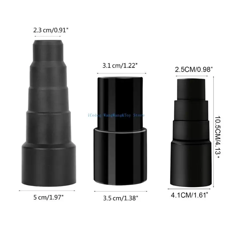 Molf 3pieces Head rate Adapter Prong Lighate 32 мм преобразование в 35-миллиметровый шланг-конвертер