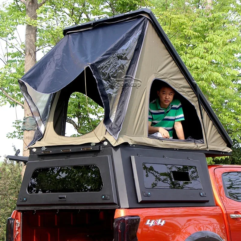 4X4 Pick Up Aluminum Hard Top Roof Tent Canopy Camper  For Hilux  Ranger F150