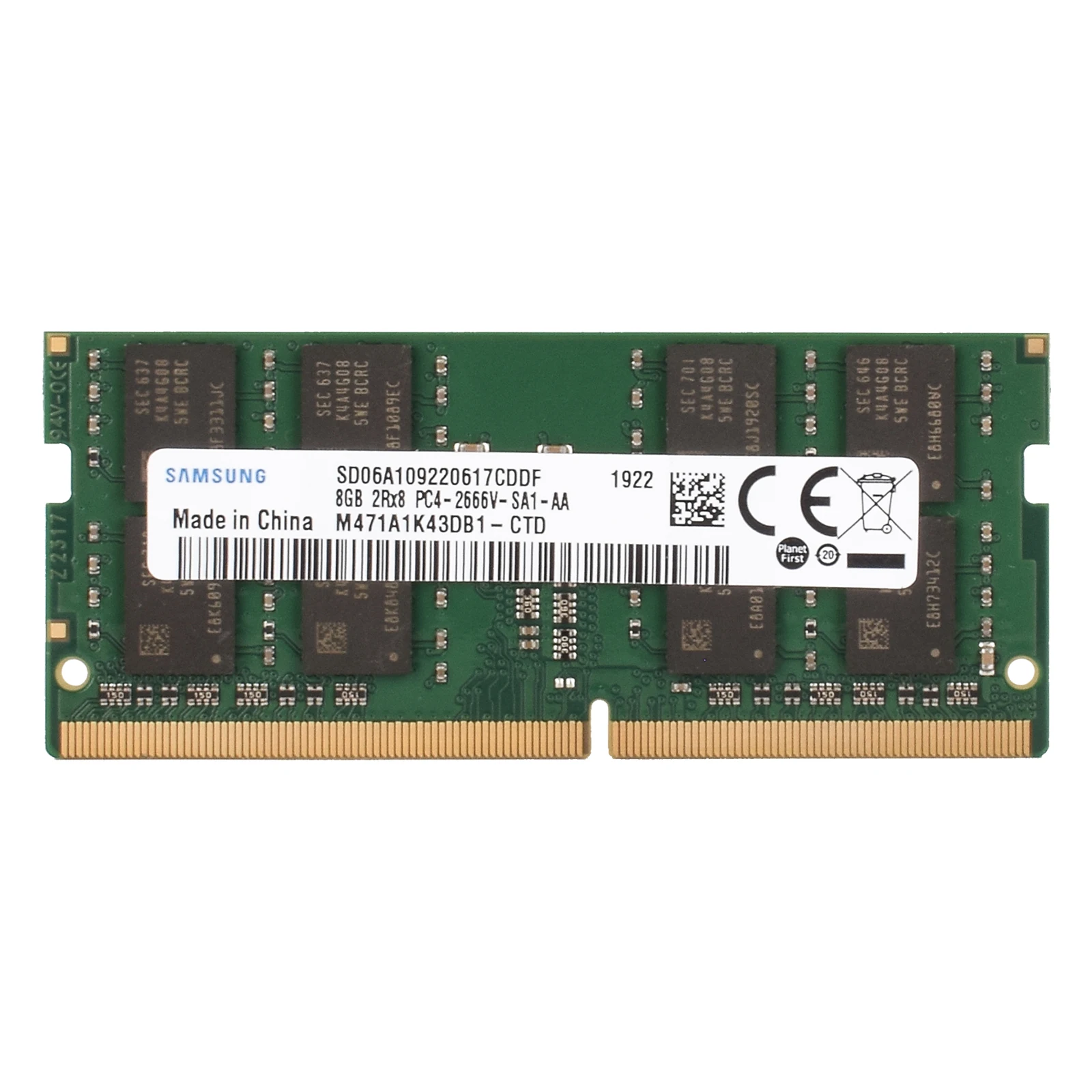 Imagem -03 - Memória do Samsung-ddr4 Ram para o Portátil Sodimm Pc4 2133p 2400t 2666v 3200aa 8gb 3200mhz 16gb 2666mhz 2400mhz 2133mhz