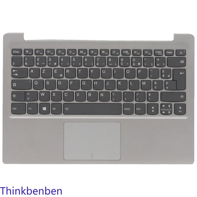 

FR French Mineral Gray Keyboard Upper Case Palmrest Shell Cover For Lenovo Ideapad 320S 13 13IKB 5CB0Q17541