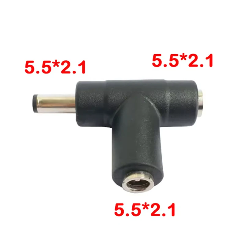 Cltgxdd 5,5 x 2,1 mm Buchse auf 5,5 x 2,1 mm Stecker Buchse DC-Stromanschluss-Adapter Laptop 5,5 x 2,5 Buchse auf Stecker 5,5 x 2,5