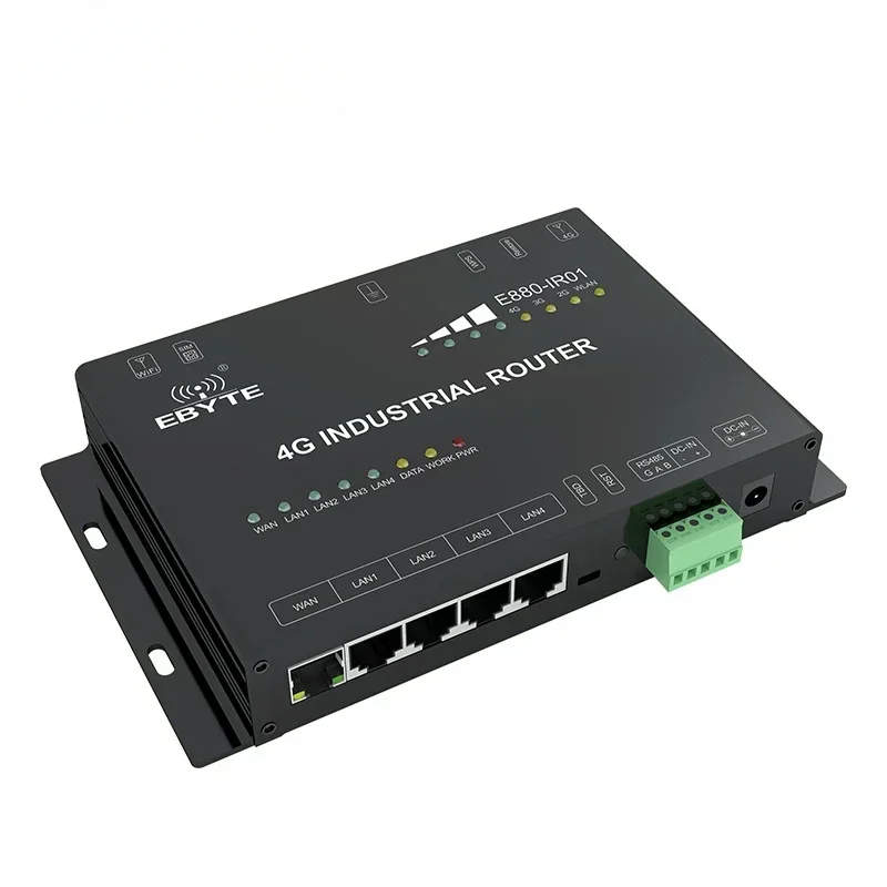 Cleqee-2 E880-IR01 RS485 WAN LAN WLAN Ethernet Wireless Modem Ethernet imsi Catcher Gateway 4G Wireless Modules WiFi Router