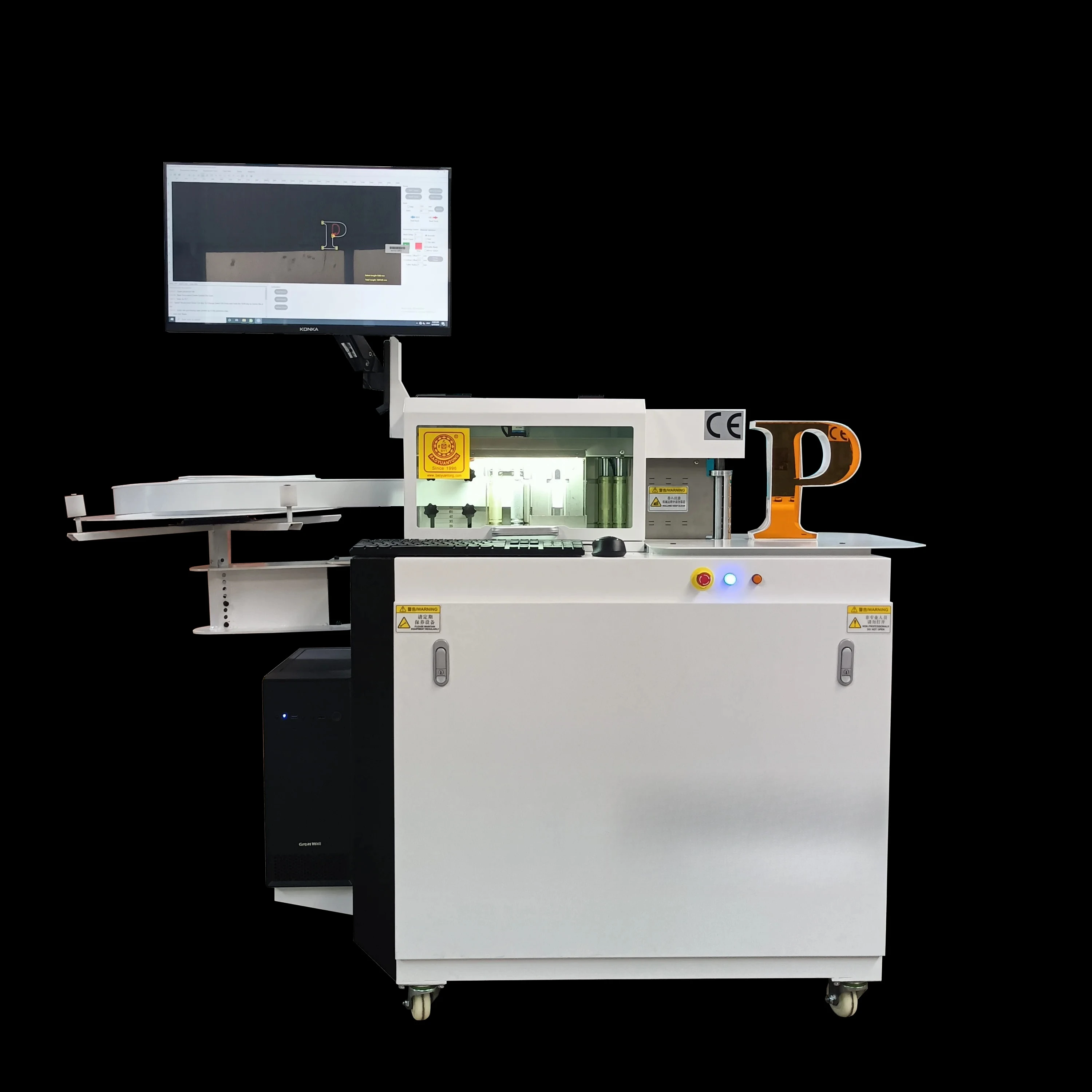 Economic Aluminum Channel Letter Bending Machine for Metal Signage Making Compact Letter Bender Tool