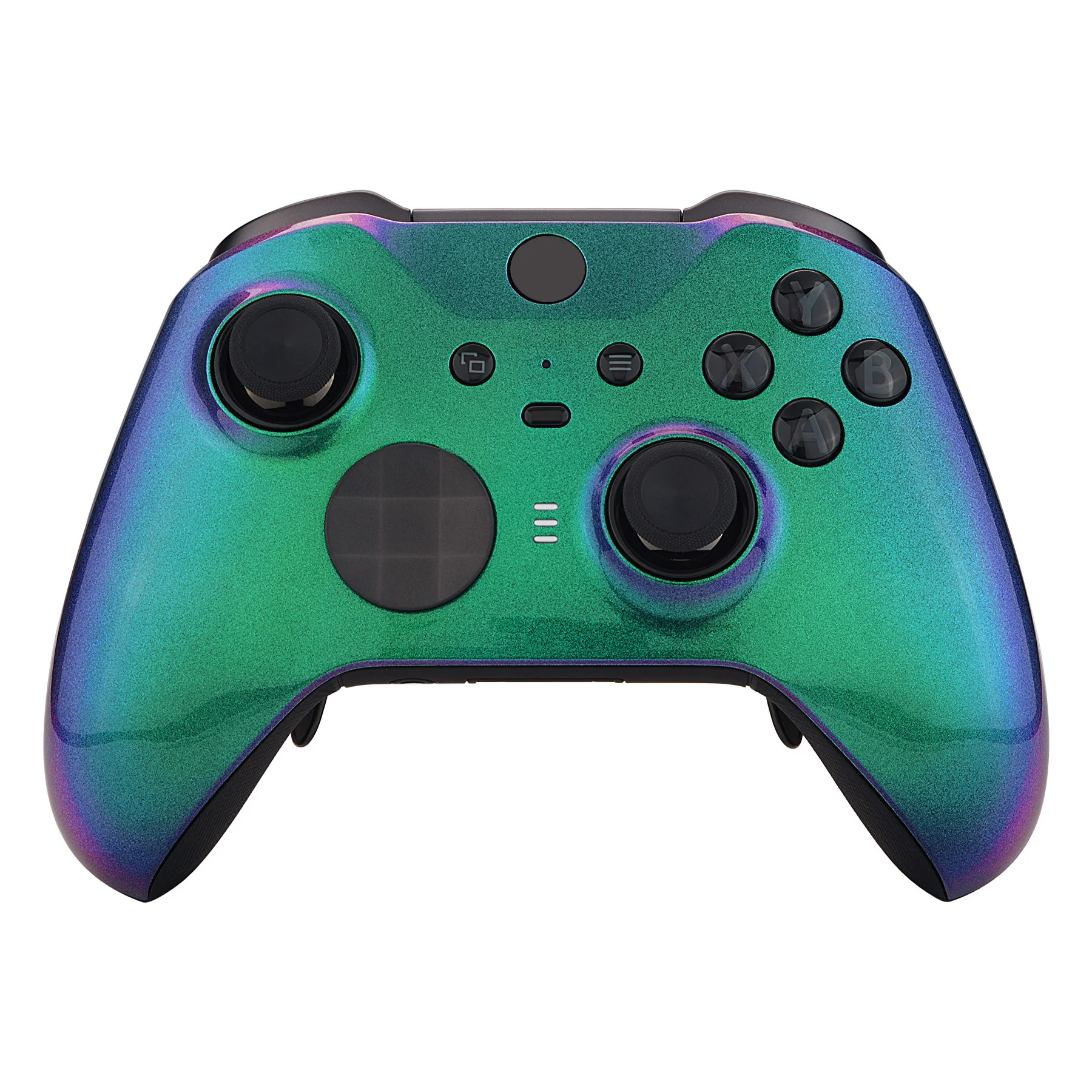 

eXtremeRate For Xbox One Elite Series 2 Controller Model 1797 Front Housing Case - Chameleon Green Purple