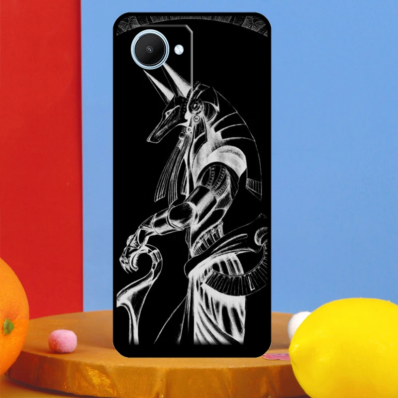 이집트 네페르티티 아누비스 앙크 리얼미 GT 네오 5 6 9 10 11 12 프로 플러스 C11 C25 C21Y C30 C31 C33 C35 C51 C53 C55 C67 케이스