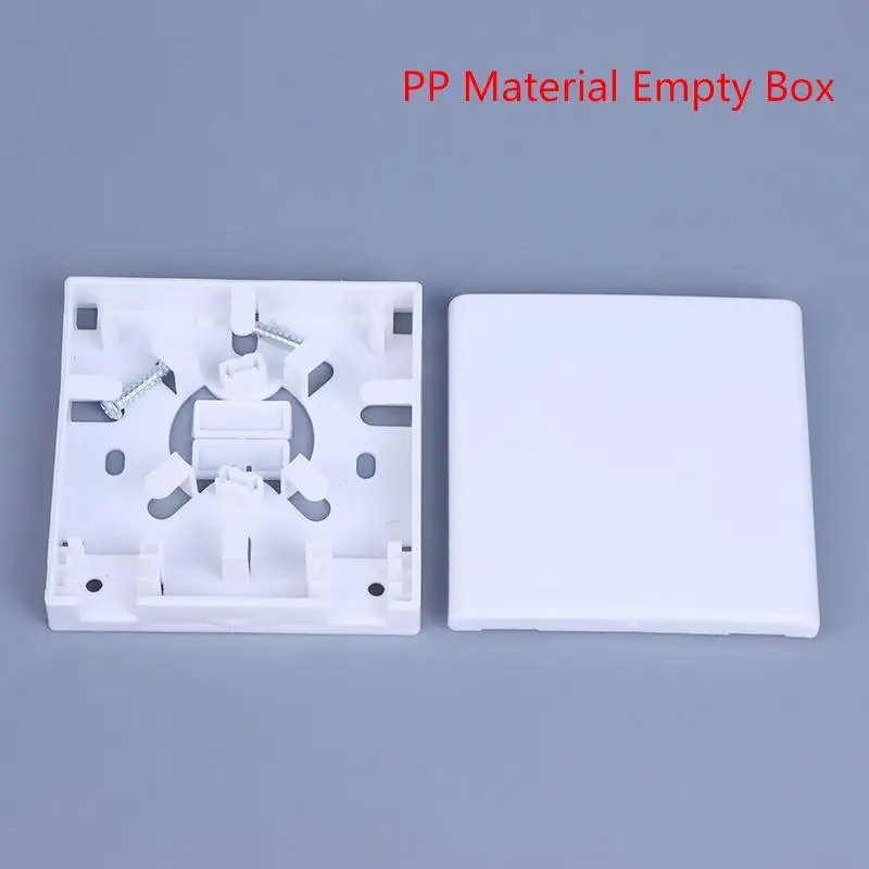 86 Information Panels Fiber Optical Terminal Junction Box Fiber Optic Splice Box SC Adapter LC Adapter 2 Core Fiber Combination