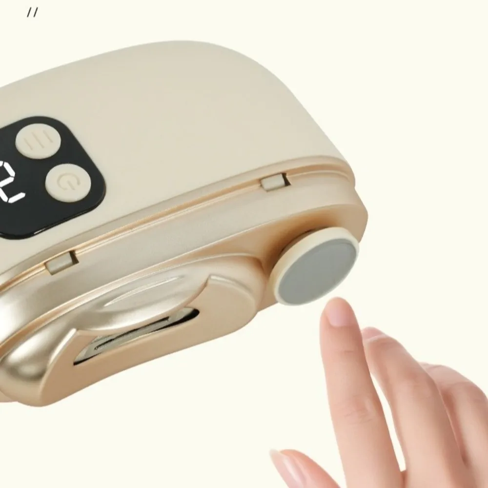 

With LED Electric Nail Clipper Safe Design Low Noise Nail Polisher Rechargeable Digital Display Baby Toes Nail Clipper